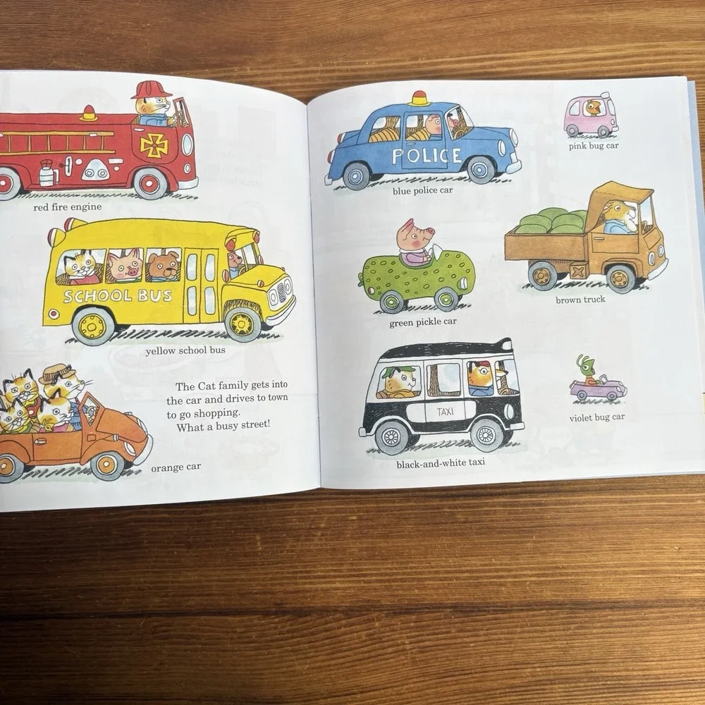 Lot of 3 Richard Scarry Children's Books Mr Frumble Best Little Word Book